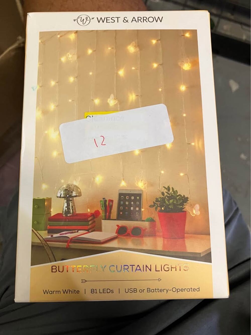 West & Arrow Butterfly Curtain Lights